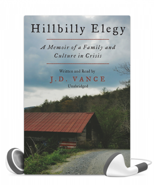 Hillbilly Elegy written by J. D. Vance, read by J. D. Vance, audiobook from Libro.fm